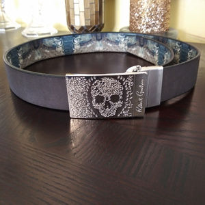 robert graham skull belt